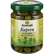 Alnatura câpres en saumure bio 150g