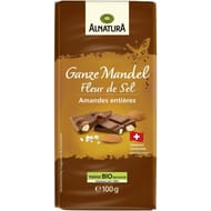 Alnatura chocolat au lait amandes entières bio 100g