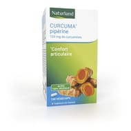 Naturland curcuma piperine gélules bio x150