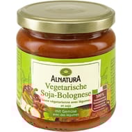 Alnatura sauce bolognaise végétarienne avec légumes et soja bio 350ml
