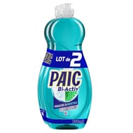 Paic bi-active liquide vaisselle vinaigre & menthol 2x750ml