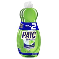 Paic bi-activ' liquide vaisselle vinaigre & sel minéral 2x750ml
