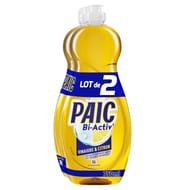Paic bi-activ' liquide vaisselle vinaigre & citron 2x750ml