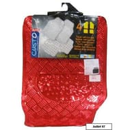 Sodifac tapis metalic rouge