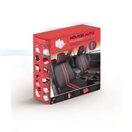 Sodifac housses auto lines rouge taille unique
