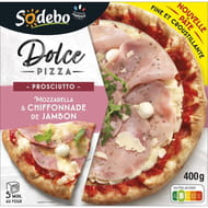 Sodebo dolce pizza prosciutto 400g