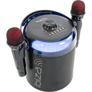Ibiza enceinte bluetooth karaoke noir 10-9012