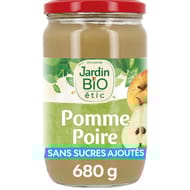 Jardin bio étic dessert biofruits pomme poire 680g
