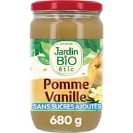 Jardin bio étic dessert biofruit pomme vanille 680g