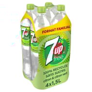 7up zero sucres "format familial" 4x1.5l