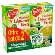 Liebig mouliné de 5 légumes lot 2x1l