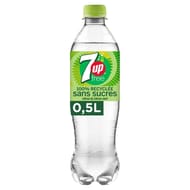 Seven up 7up zéro soda sans sucres citron & citron vert 50cl