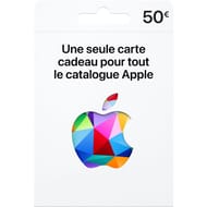 Apple gift card 50e