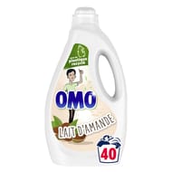 Omo lessive liquide std lait d'amande 40 lavages 2l