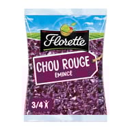 Florette chou rouge émincé 250g