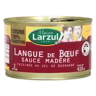 Larzul langue de boeuf sauce madère 1/2 410g