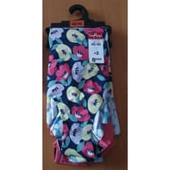 Lot de 2 shorties bords francs fantaisie V002 - IMPRIME 1/UNI ROSE 46/48