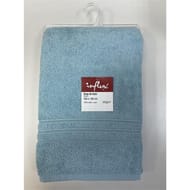 Influx drap de bain 100x150cm uni bleu clair 500g