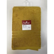 Influx drap de bain 100x150 cm uni moutarde 500g
