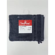 Influx gant de toilette 15x21cm 500g anthracite lot de 2
