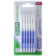 Gum brossettes interdentaires bidirection 0.6mm 2014 x6