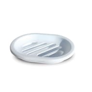 Porte savon plastique blanc
