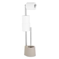 Combiné WC 3 en 1 dérouleur + brosse + réserve  sésame