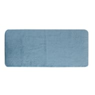 Tapis microfibre uni double vasque soloris assortis 50x120