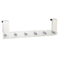 Patère de porte 6 têtes métal