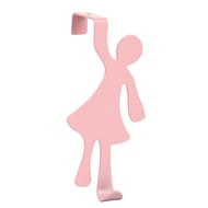 Patère 1 tête métal motif fille