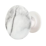 Patère ronde adhesive effet marbré petit modele