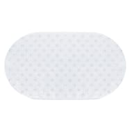 Arvix tapis fond de baignoire translucide uni pvc 38x69cm