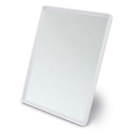 Arvix miroir en plastique 17.5x12.5cm blanc