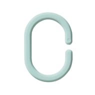 Anneaux de rideau de douche par 8 assortis cascade et translucide