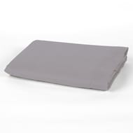 Drap plat 180x290 uni gris polycoton