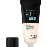 Gemey maybelline fit me matte + poreless fond de teint 100 warm ivory