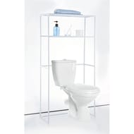 Etagère wc métal blanc 61x27.8x134cm