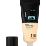 Gemey maybelline fit me matte et poreless fond de teint 110 porcelain