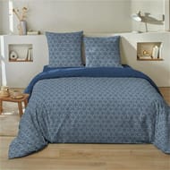 Parure housse de couette 240x220cm + 2 taies 63x63cm jour 51 fils