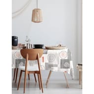Calitex toile cirée corteza gris ronde 140cm