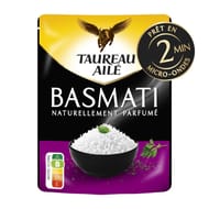 Taureau aile doypack riz basmati nature 220g