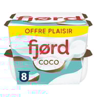 Fjord aromatisé coco 8x125g offre plaisir