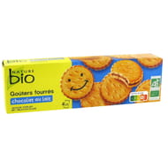 Nature bio goûter fourré rond chocolat lait bio 185g