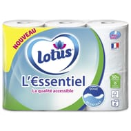 Lotus essentiel 6 rouleaux blanc