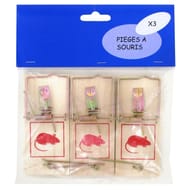 Pièges à souris x3