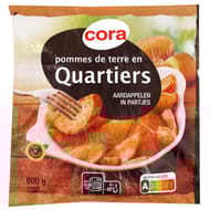 Cora pommes de terre en quartiers 600g