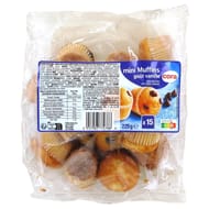 Cora mini muffin gout vanille et pépites de chocolat 225g