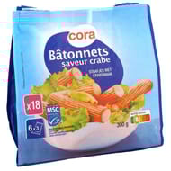 Cora bâtonnets de surimi 300g