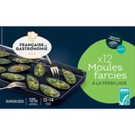 Fdg 12 moules farcies à la persillade asc 125g