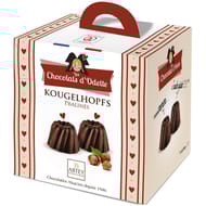 Abtey ballotin cube les choc d'odette 17 kougelhopfs praline 170g